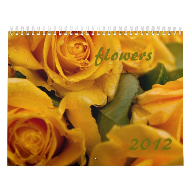 Mural Calendrier des fleurs 2012 (Protection)