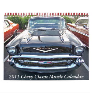 Mural Calendrier des muscles classiques Chevy 2011
