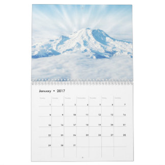 Mural Calendrier des parcs nationaux américains