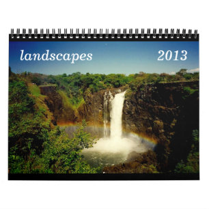 Mural calendrier des paysages 2013