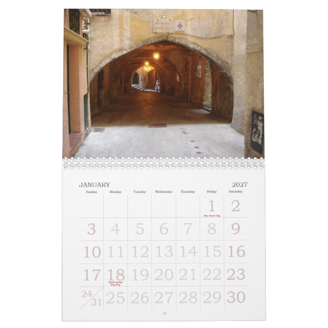 Mural Calendrier des portes 2008 (Jan 2027)