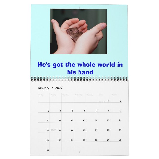 Mural Calendrier des tarifs (Jan 2027)