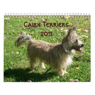 Mural Calendrier des terriers de cairn 2011