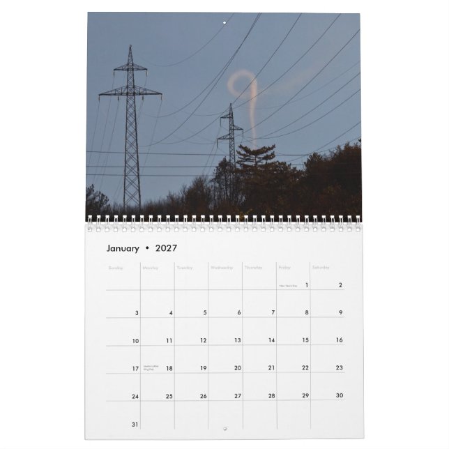Mural Calendrier des tornades 2013 (Jan 2027)