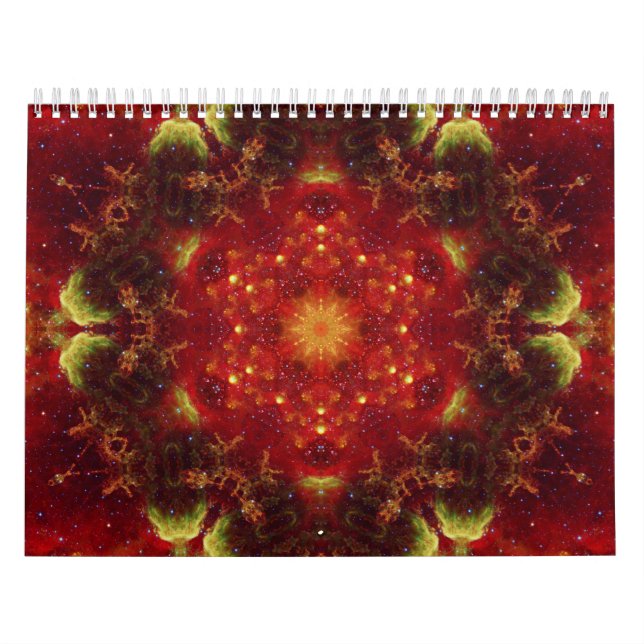 Mural Calendrier deux de mandala (Protection)