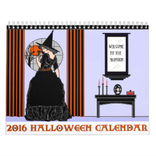 Mural Calendrier d'Halloween 2016