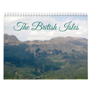 Mural Calendrier d'îles britanniques