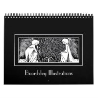 Calendrier d'illustrations de Nouveau d'art de