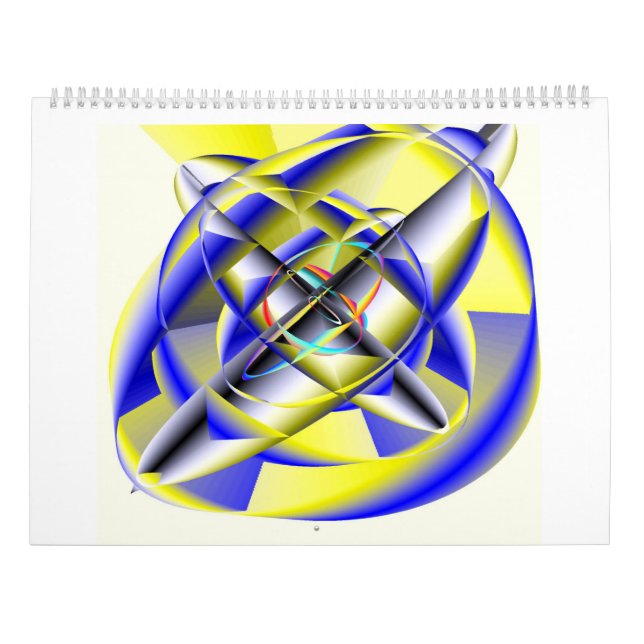 Mural Calendrier dimensionnel hyper du résonateur 2017 (Dos)