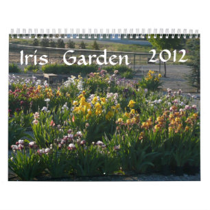 MURAL CALENDRIER DU JARDIN 2012 D'IRIS