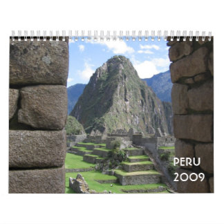 Mural Calendrier du Pérou 2009