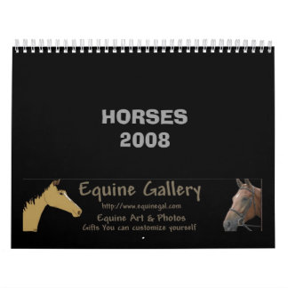 Mural Calendrier équin