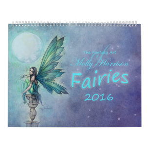 Mural Calendrier Fée 2016 par Molly Harrison Fantasy Art