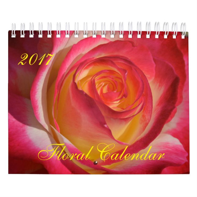 Mural Calendrier floral 2017 (Protection)