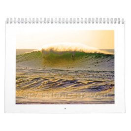 Mural Calendrier géant de surf d'Hawaï