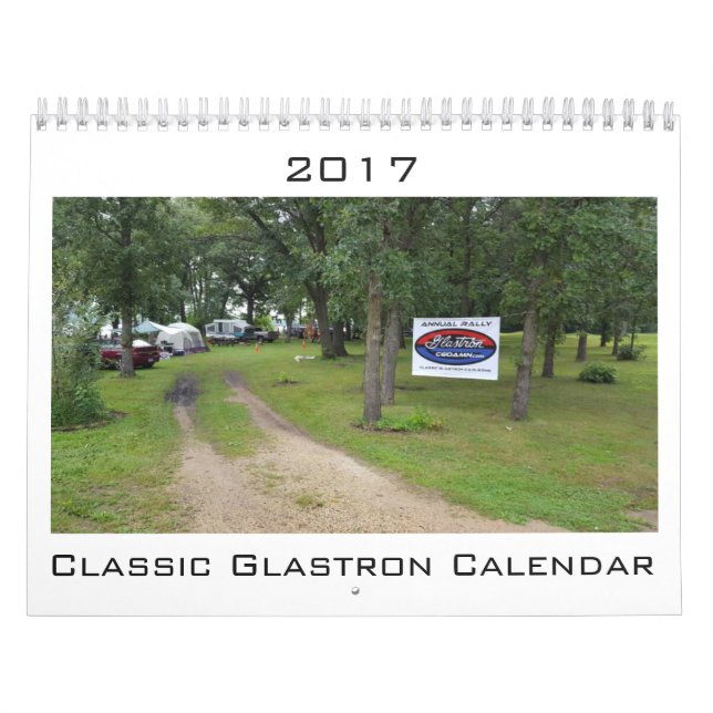Mural Calendrier glastron classique 2017 (Protection)