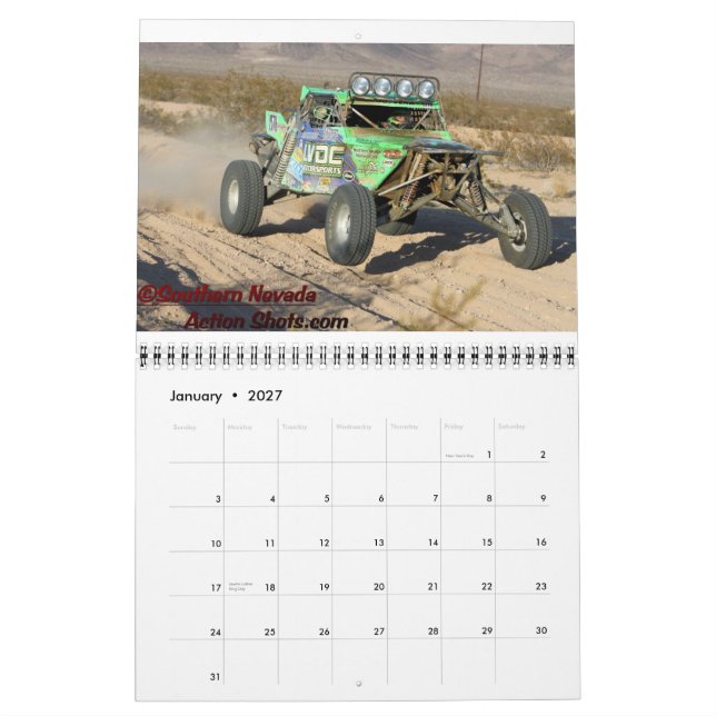 Mural Calendrier Henderson 250 (Jan 2027)