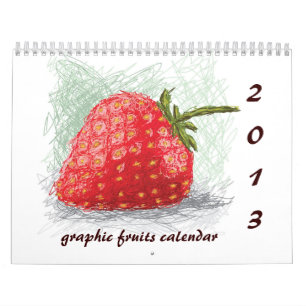 Mural calendrier I de 2013 fruits