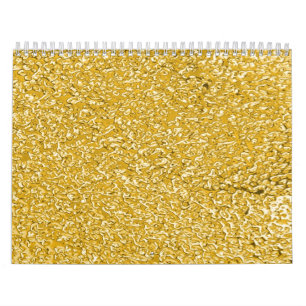 Mural Calendrier imprimé personnalisé PURE GOLD Splatter