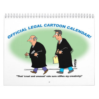 MURAL CALENDRIER JURIDIQUE OFFICIEL DE BANDE DESSINÉE