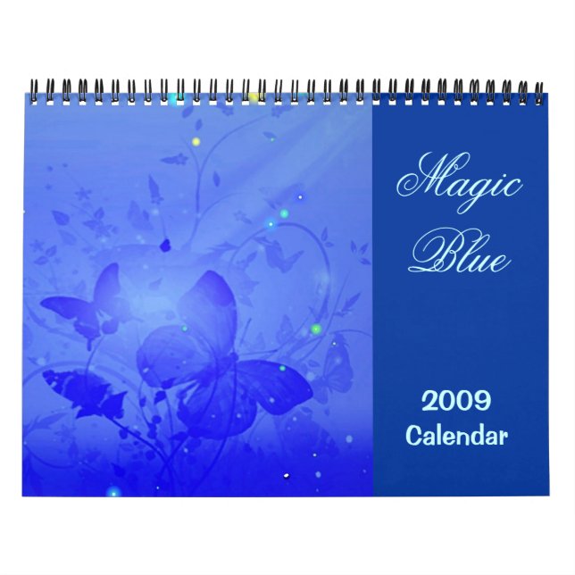 Mural Calendrier Magic Blue 2009 (Protection)