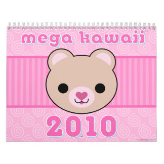 Mural Calendrier méga de Kawaii 2010
