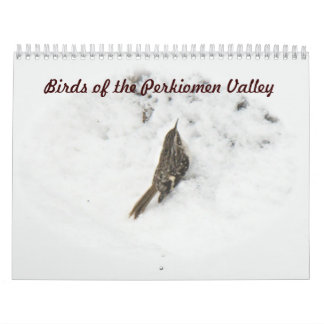 Mural Calendrier - Oiseaux de la vallée du Perkiomen