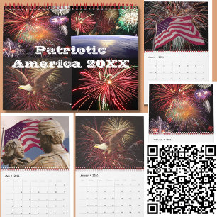 Mural Calendrier Patriotic America 20XX