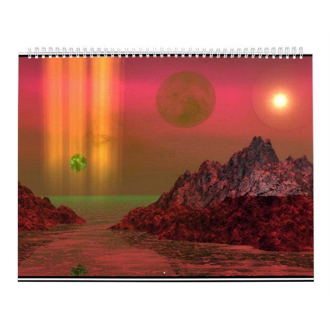 Mural Calendrier Paysages Imaginaires (Protection)