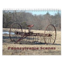 Mural Calendrier - Pennsylvanie Pittoresque