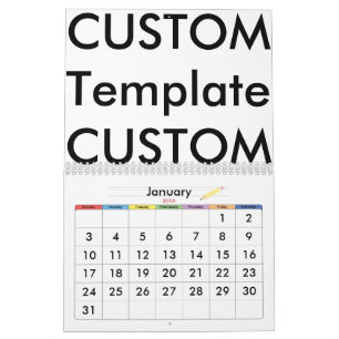 Mural Calendrier personnalisé de 2 pages, PERSONNALISATI