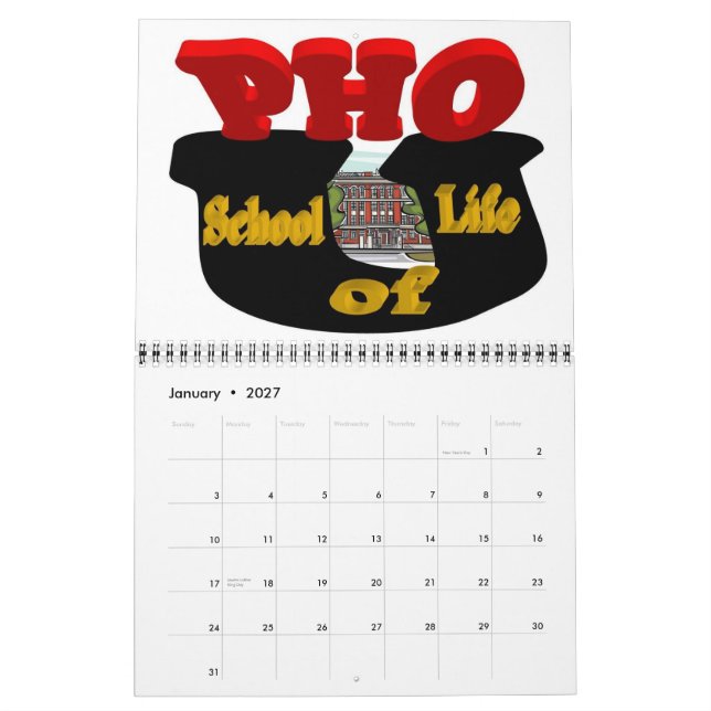 Mural Calendrier PHO U (Jan 2027)