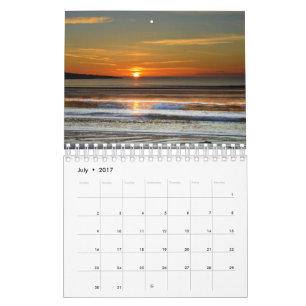 Mural Calendrier photo avec photos de l'île Haida Gwaii