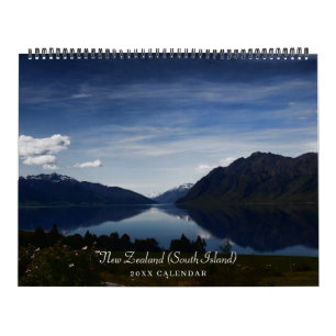 Mural Calendrier photographique de la Nouvelle-Zélande S