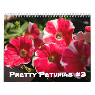 Mural Calendrier - Pretty Petunias