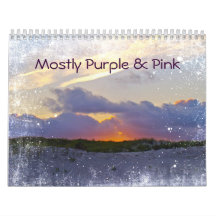 Calendrier - Principalement violet et rose