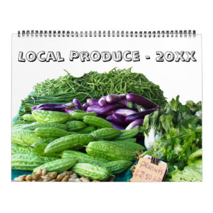 Mural Calendrier - Produits locaux pour cette année