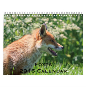 Mural Calendrier Renards 2016