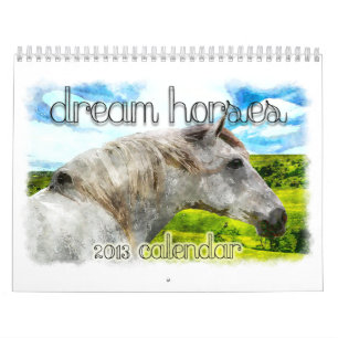 Mural Calendrier RÊVEUR des CHEVAUX 2013