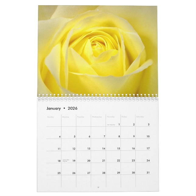 Mural Calendrier rose 2015 (Jan 2026)