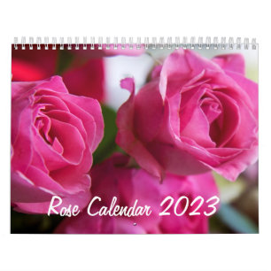 Mural Calendrier rose 2023