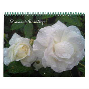 Mural Calendrier roses ET PLUIES