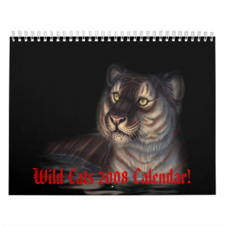 Mural Calendrier sauvage des chats 2008 !