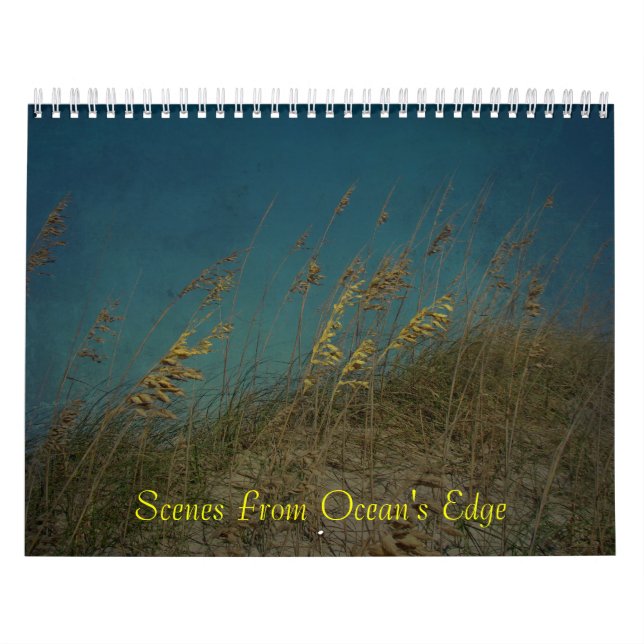 Mural Calendrier - Scènes du bord de l'océan (Protection)