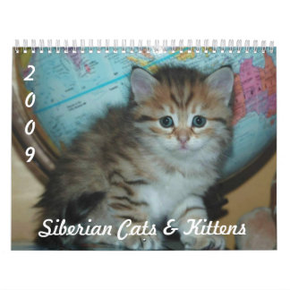 Mural Calendrier sibérien 2009 de CHATS