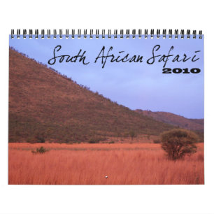 Mural Calendrier sud-africain de safari