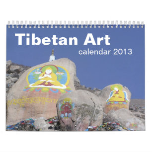 Mural Calendrier tibétain 2013 d'art
