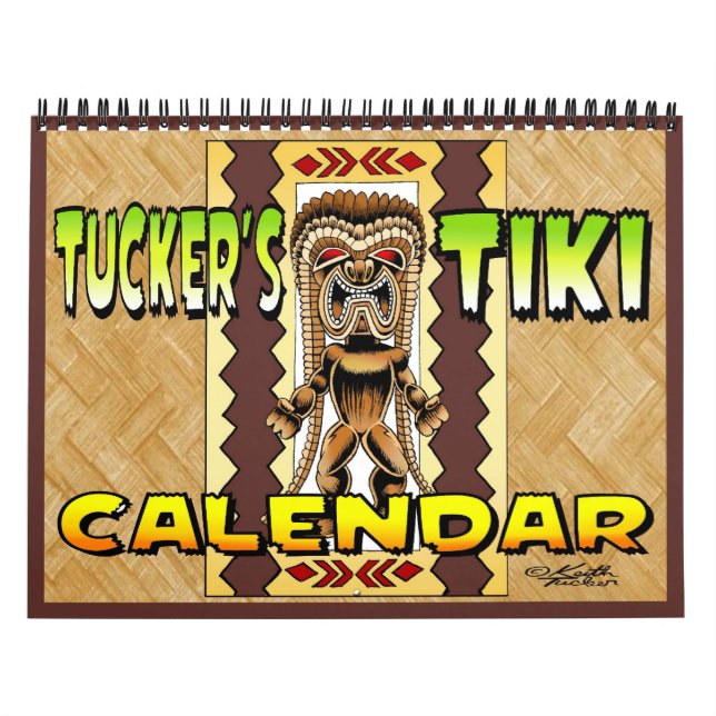 Mural Calendrier Tiki de Tucker (Protection)