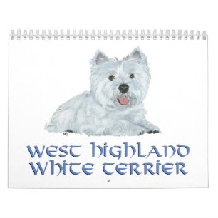 Mural CALENDRIER Westie