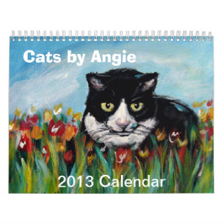 Mural Chats par le calendrier d'Angie 2013